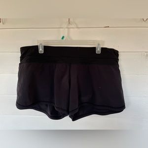 Black Lululemon Speed Shorts